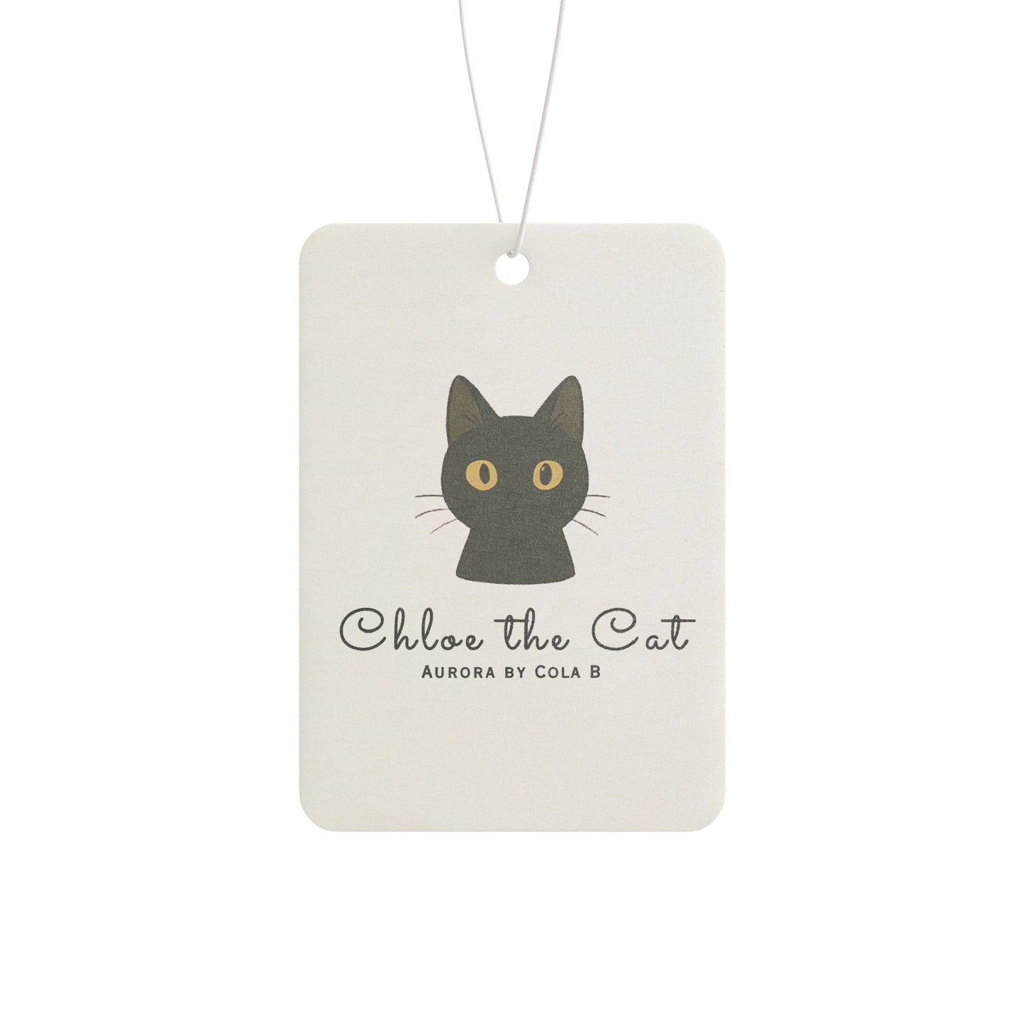 Chloe the Cat™ Car Air Freshener – Black Ice Scent | Aurora by Cola B