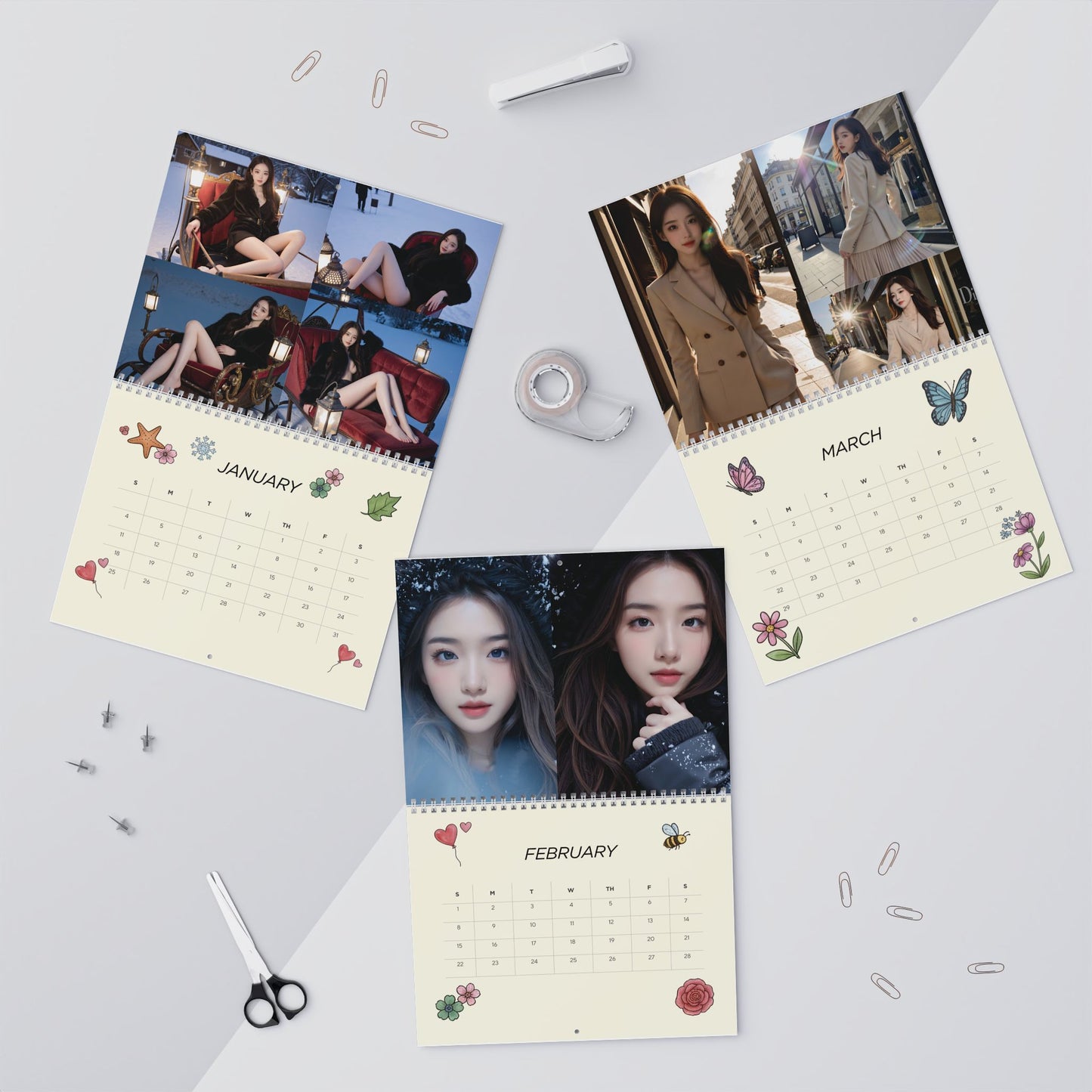 Official Cola B 2026 Wall Calendar | "The World Tour" Edition